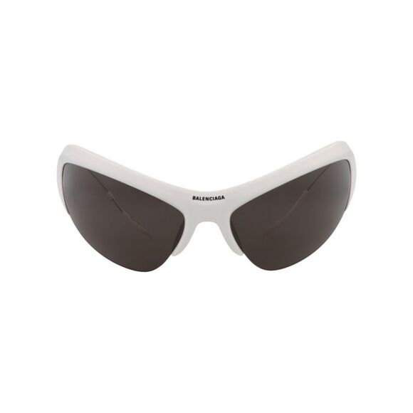 Balenciaga Shield-Frame Bio Injection Sunglasses White Unisex-Adult - Picture 1 of 7